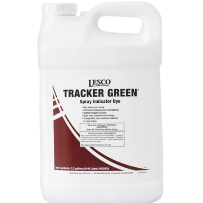 LESCO Tracker Liquid Spray Dye Indicator Green - 2.5 Gallon - Seed World