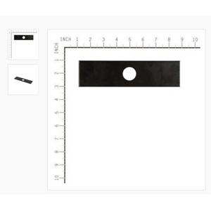 Edger Blade - 8 in. x 2 in. x 1 in. - Seed World