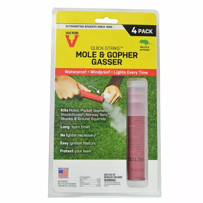 Victor Quick-Strike Mole & Gopher Gasser (4 Pack) - Seed World