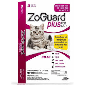 ZoGuard Plus For Cats - 3 month supply - Seed World