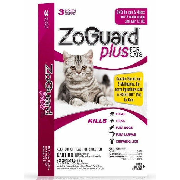 ZoGuard Plus For Cats - 3 month supply - Seed World
