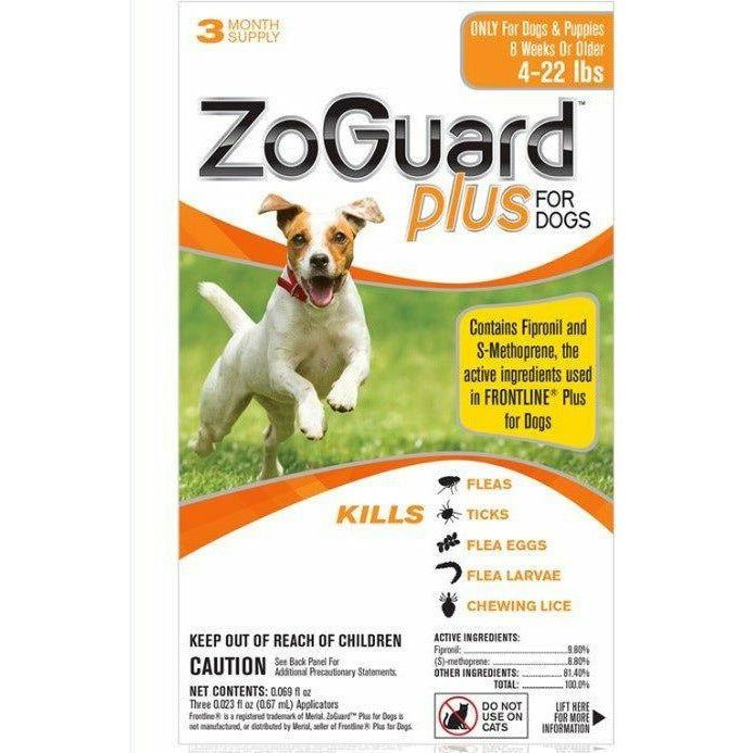 ZoGuard Plus For Dogs - 3 month supply (4-22 lbs) - Seed World