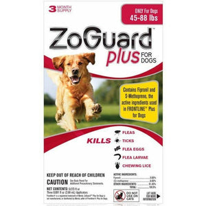 ZoGuard Plus For Dogs - 3 month supply (45-88 lbs) - Seed World